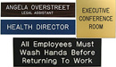 Sign with No Frame