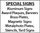 Special Signs