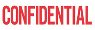 CONFIDENTIAL, red