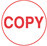 COPY, red