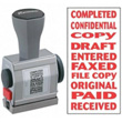 XS-PS - Xstamper PS - 10-in-One Phrase Stamp, 3/16" x 1-1/2", Red imprint