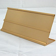 SN-D5-HOLDER - SN-D5-Holder - Double Plate Desk Sign, 8" long, Holder Only