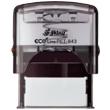 Shiny 843 Self-Inking Custom Stamp made with PET Recycled water bottle material