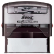 Shiny PET-846 Self-Inking Custom Stamp made with PET Recycled water bottle material