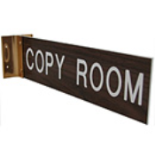 Corridor Wall Sign Value Engraved 4"x15"