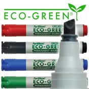 Artline EK-199 ECO-GREEN Permanent Marker - Chisel Tip