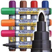 Artline EK-517 Dry Safe Whiteboard Markers 2.0mm Bullet Tip