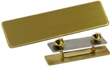 NBUB1G - Uniform Badge Satin Gold 5/8"x2-1/2"