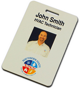 Digital 2"x3" Multi-Color Name Badge w/ Double Sided Photo 