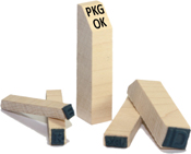 Wood Peg Stamp 1/2" high