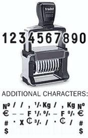 Trodat 55510 10 Digit Self-Inking Numberer