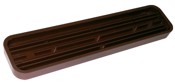Molded Brown Plastic Classic Wall Sign Holder<br />2"x8"