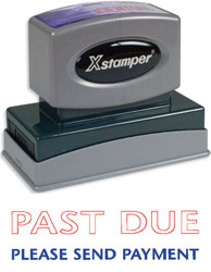 SHA3299 - Jumbo Stock Stamp - PAST DUE PLEASE SEND PAYMENT