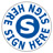 SHA11424 - SHA11424 - Stock Specialty Stamp - SIGN HERE