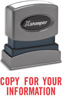 SHA1069 - Stock Stamp - COPY FOR YOUR INFORMATION